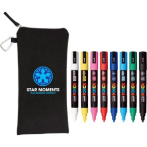 POSCA® 8-Piece Basic Marker Set w/ Bag - ST9403