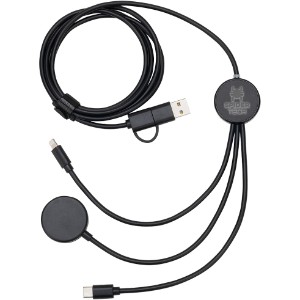 Infinity 5-in-1 48" Charging Cable w/ Watch Charger & Light-Up Logo - AR2083