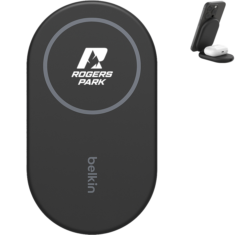 Product Photo 1 Belkin® Boostcharge 2-in-1 Magnetic Foldable Wireless Charger