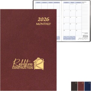 Skivertex Monthly Planner, Saddle Stitched, 7" x 10" - PY1145