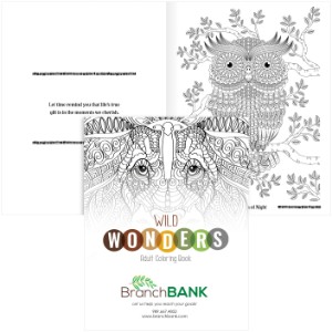 Good Value™ Wild Wonders Adult Coloring Book - KZ1102