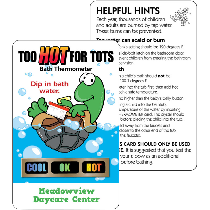 Product Photo 1 Tub Tester Turtle Bath Temperature Card