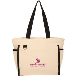 Organic 10oz. Cotton Accent Tote - LD5686