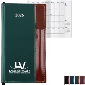 Richford Duet Classic Monthly Pocket Planner w/ Pen - AP1003