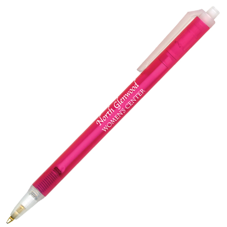 Product Photo 1 BIC® Pink Clic Stic® Ice Retractable Pen