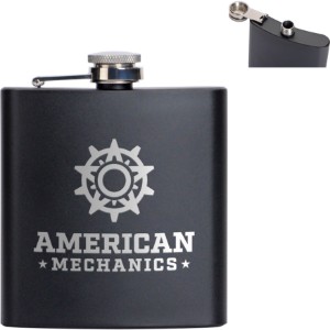 Saratoga Stainless Hip Flask, 6 oz. - AP1043