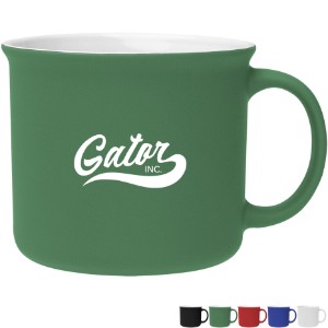 Soft Touch Campfire Ceramic Mug, 15oz. - HT7132