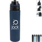 Pop Sip & Chug Recycled Single Wall Stainless Steel Bottle, 32oz.