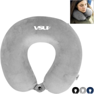 Travel Memory Foam Pillow w/ rPET Cover - HT7188