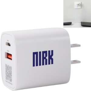 Channel 20W 2-Port PD Wall Charger w/ Dual Outputs - AR2144
