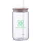 Doto Glass Jar w/ Straw & Bamboo Lid, 18oz.