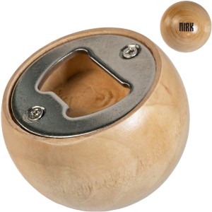 Round Wooden Bottle Opener - AF2604