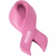 Pink Breast Cancer Awareness Ribbon Shape Stress Reliever