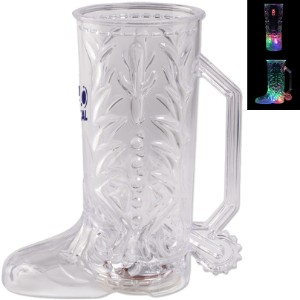 Three Light Western Themed Plastic Cowboy Boot Mug with Handle, 20 oz. - WO1047