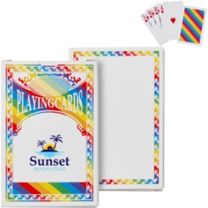 Rainbow Full Color Playing Cards - JN2134