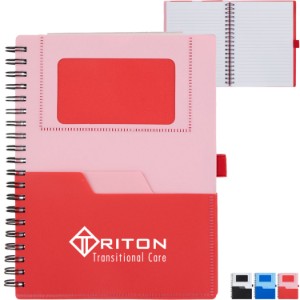 Recycled FSC® Stash Spiral Notebook, 5" x 7" - BT2574