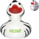Safari Zebra Rubber Duck