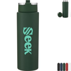 h2go Hardy Recycled Stainless Steel Bottle, 20 oz. - TE5351