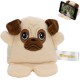 Pug Phone Pals™ Weighted Plush Phone Holder