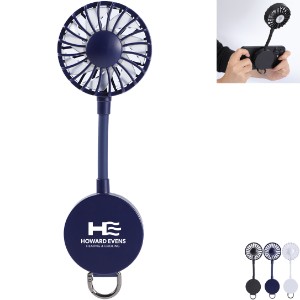 Cool Clip Rechargeable Portable Fan w/ Magnet Base - AR2176