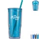 Luster Recycled Acrylic Straw Tumbler, 16oz.