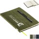 Boardroom Hard Cover Journal w/ Built-In Phone Stand & Pen, 8-1/4" x 5-3/4"