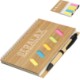 Bamboo Soft Spiral Notebook w/ Sticky Notes, 7" x 5-3/8"