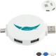 Quad 4-Port USB-C & USB-A Hub w/ Recycled ABS Case