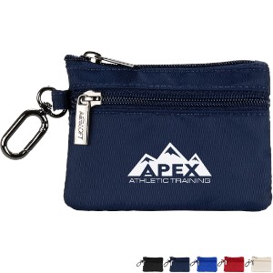 AeroLOFT® Carabiner Polyester Zip Wallet - AR2217