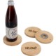 Coasters with Bottle Openers, Set of 4