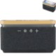 Boost Fabric & FSC® Bamboo Speaker w/ Wireless Charging Pad