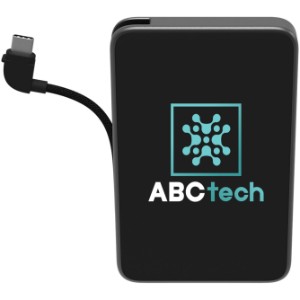 mophie® Powerstation Mini Power Bank w/ Integrated Cable, 5000mAh - LD1017