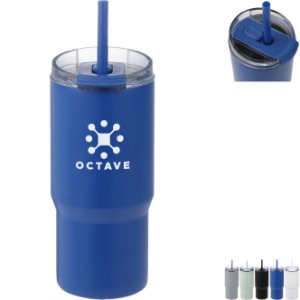 Auxo Vacuum Insulated Straw Tumbler, 24oz. - LD1018