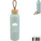 Tania Recycled Plastic Bottle w/ FSC® Bamboo Lid, 26oz.