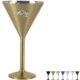 Snowfox® Double Wall Steel Stemmed Martini Glass, 8 oz.