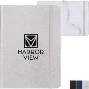 Recycled FSC® Pebble Hard Bound Journal, 5" x 7" - LD5778
