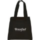 Mini Black Cotton Canvas Tote Bag