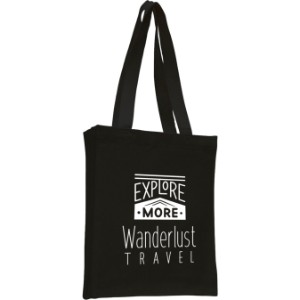 Black Cotton Book/Tote Bag - SB2660