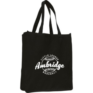 Large Cotton Black Book/Tote Bag - SB2662