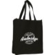 Large Cotton Black Book/Tote Bag