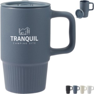 Camden Ceramic Mug w/ Lid, 13oz. - LD5747