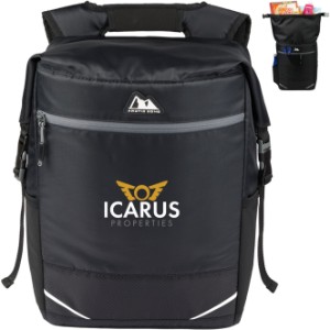 Arctic Zone® 20 Can Rolltop Polyester Cinch Backpack Cooler - LD5781
