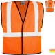 Kishigo® Hook & Loop Mesh No Pocket Unisex Vest
