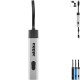 Recycled Aluminum Retractable Travel Charging Cable