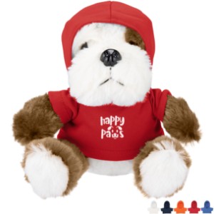 Baxter Bulldog Plush w/ Hoodie, 6" - HT7335