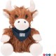Heidi Highland Cow Plush w/ Bandana, 6"
