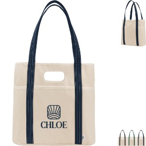 Farm Stand 14oz. Cotton Canvas Dual Handle Tote Bag - HT7272