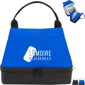 Eco Friendly Two Compartment Lunch Cooler Tote Bag - PM3391