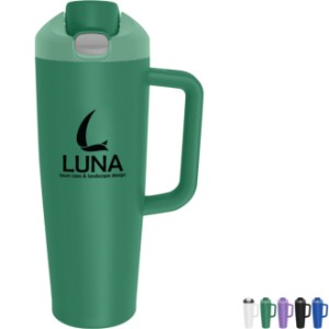 Vacuum Water Mug with Plastic Handle, 30 oz. - WO1064