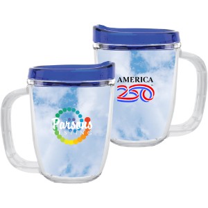 America250™ Tritan™ Coffee Mug w/ Lid, 12 oz. - USA080
